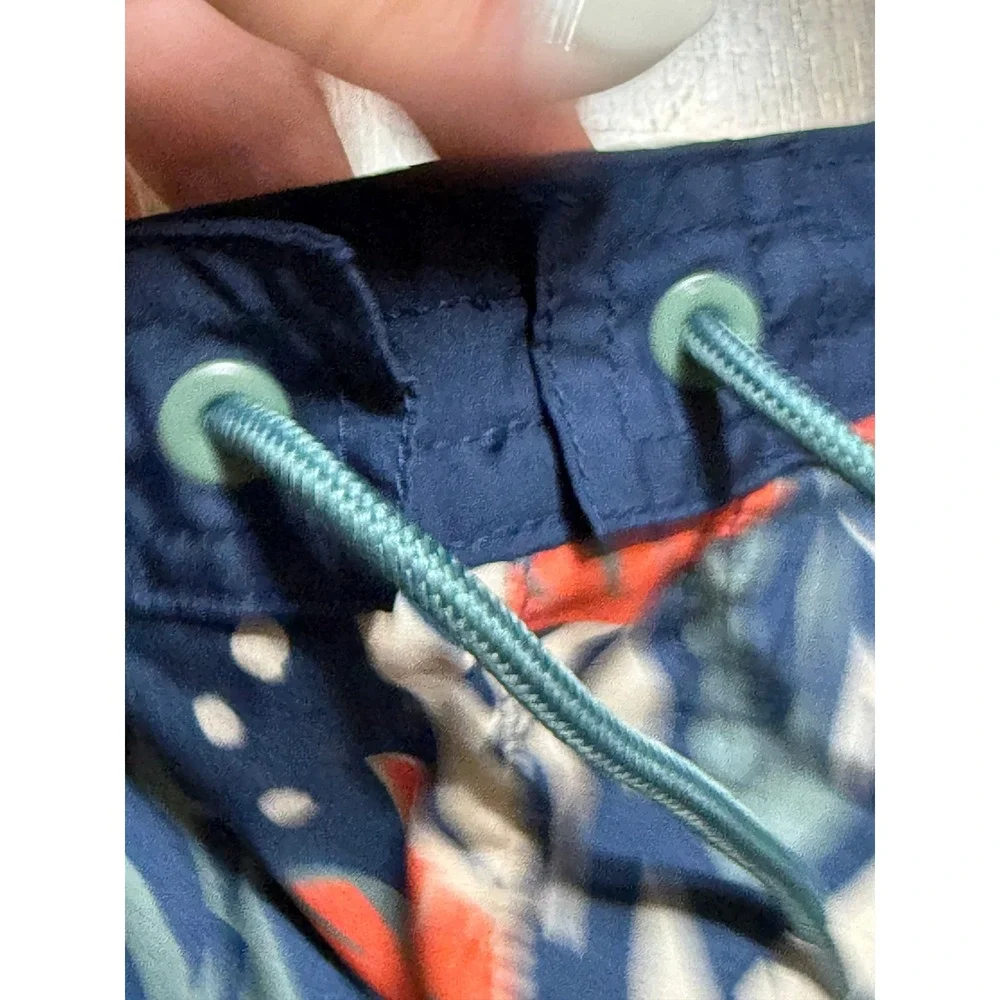 Old Navy Shorts Youth Boys Size Medium Blue Orange Green Swim Trunks